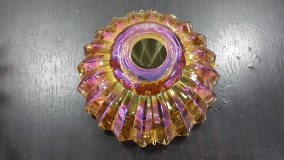 ऑटोमोटिव व्हील हब क्रोम-जैसे कोटिंग के लिए मैग्नेट्रॉन स्पटरिंग वैक्यूम कोटिंग मशीन