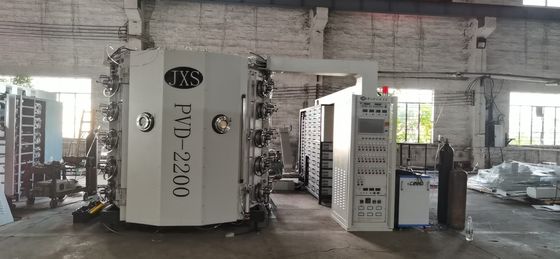 ऑटोमोटिव व्हील हब क्रोम-जैसे कोटिंग के लिए मैग्नेट्रॉन स्पटरिंग वैक्यूम कोटिंग मशीन