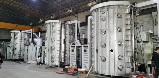 पूर्ण ऑटो पीवीडी वैक्यूम कोटिंग मशीन कस्टम निर्मित वैक्यूम कक्ष और 1 वर्ष की वारंटी के साथ