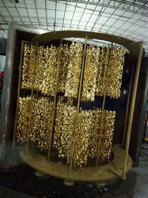 पीवीडी कोटिंग मशीन छोटा स्टेनलेस स्टील धातु मल्टी-आर्क आयन नीला/गुलाब सोना/चांदी रंग पीवीडी कोटिंग