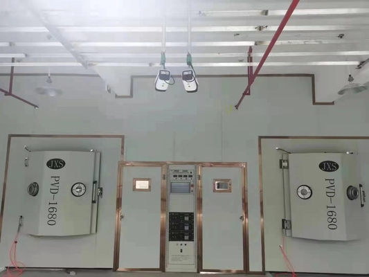 फर्नीचर के लिए ऊर्ध्वाधर फ्रंट लोडिंग पूर्ण ऑटो पीवीडी कोटिंग मशीन