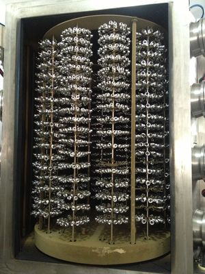 पूर्ण ऑटो उच्च अंत स्टेनलेस स्टील घड़ी सोने पीवीडी वैक्यूम कोटिंग मशीन