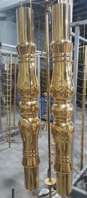 स्टेनलेस स्टील शीट पीवीडी वैक्यूम प्लेटिंग मशीन गोल्ड डेकोरेटिव एलिवेटर मिरर कोट प्रोडक्शन लाइन