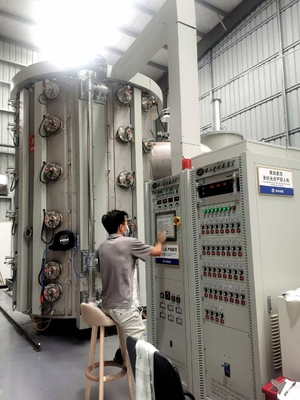 बहु आर्क आयन टाइटेनियम कोटिंग मशीन स्टेनलेस स्टील दरवाजा हैंडल लॉक पाइप ट्यूब के लिए
