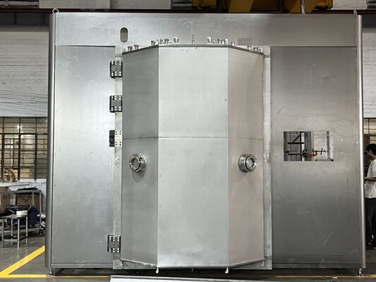 उच्च कठोरता घर्षण प्रतिरोधी कोटिंग और पूर्ण ऑटो नियंत्रण के साथ छोटा हार्डवेयर पीवीडी वैक्यूम कोटिंग मशीन