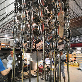 फर्नीचर के लिए मल्टी आर्क सजावटी 40 मिमी भौतिक वाष्प जमा मशीन