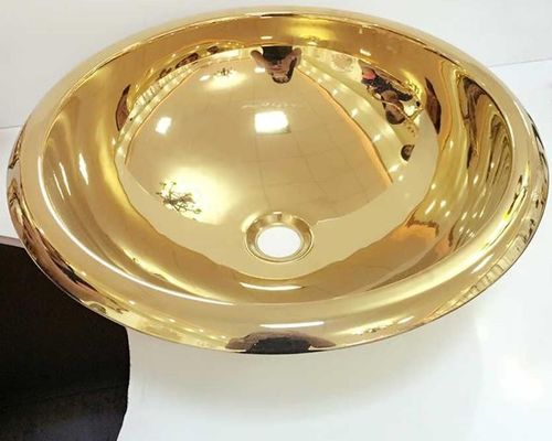 सिरेमिक गोल्ड कलर सेनेटरी वेयर पीवीडी वैक्यूम कोटिंग मशीन