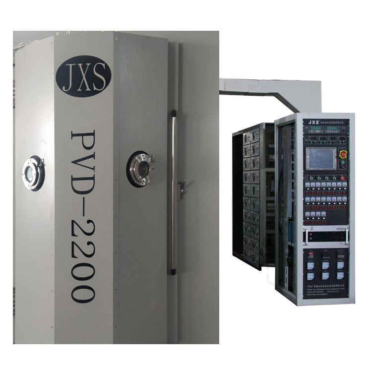 हार्डवेयर डेकोरेटिव कोटिंग के लिए स्टेनलेस स्टील वैक्यूम चैंबर और मल्टी-आर्क आयन प्लेटिंग तकनीक के साथ फुल ऑटो पीवीडी कोटिंग मशीन