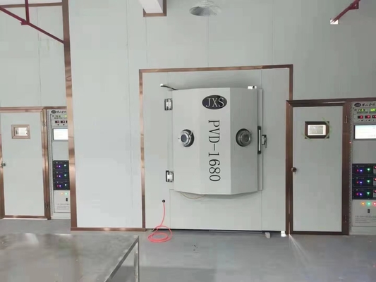 वर्टिकल सिंगल डोर स्टेनलेस स्टील फर्नीचर ब्लैक पीवीडी वैक्यूम कोटिंग मशीन