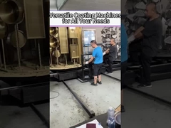 स्वर्ण गुलाब स्वर्ण सुपर क्रोम प्रभाव पीवीडी वैक्यूम कोटिंग मैग्नेट्रॉन स्पटरिंग मशीन