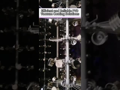 बड़ी क्षमता स्टेनलेस स्टील पीवीडी कोटिंग मशीन वैक्यूम वाष्पीकरण कोटिंग उपकरण